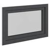 vidaXL Basement Window "RISOR" 90x50 cm Tilt&Turn DIN Right Anthracite