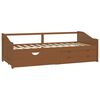 vidaXL 3-Seater Day Bed without Mattress Honey Brown Solid Pinewood 90x200cm