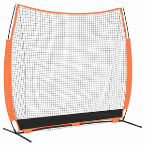 vidaXL Baseball Practice Net Black 250 x 106.5 x 210 cm Polyester