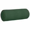 vidaXL Bolster Pillows 2 pcs Dark Green Ø 25 x 70 cm Corduroy Fabric