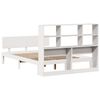 vidaXL Bookcase Bed without Mattress White 140x190cm Solid Wood Pine