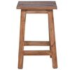 vidaXL Stool Natural 30 x 30 x 47 cm Mahogany Wood