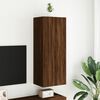vidaXL TV Wall Cabinet Brown Oak 40.5x30x102 cm Engineered Wood