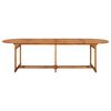 vidaXL Garden Dining Table 280x90x75 cm Solid Acacia Wood