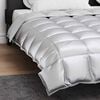 vidaXL Winter Duvet Silver 200 x 200 cm Satin and Microfiber