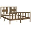vidaXL Bed Frame without Mattress Honey Brown Solid Wood Pine 120x200 cm