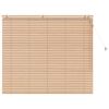 vidaXL Venetian Blind Oak Look 160 x 130 cm 35 mm Solid Paulownia Wood