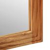 vidaXL Bathroom Mirror brown 50 x 70 x 3 cm Solid Acacia wood