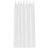 vidaXL Blackout Curtains with Rings 2 pcs Pure White 225 x 140 cm