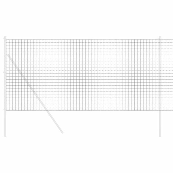 vidaXL Euro Fence Grey 1 x 25 m PVC-coated iron