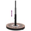 vidaXL Parasol Base Terracotta and White Round 12 kg