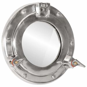 vidaXL Porthole Mirror Wall Hanging &Oslash;23 cm Aluminium and Glass