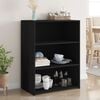 vidaXL Sideboard Black 70x41x93 cm Engineered Wood