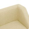 vidaXL Dog Sofa Cream 95x63x39 cm Linen