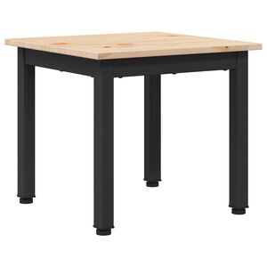 vidaXL Coffee Table Natural 40 x 40 x 36 cm Solid Pine Wood