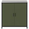vidaXL Kitchen Storage with Shelf Olive Green 90 x 50 x 92 cm Steel