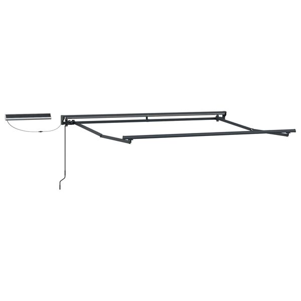 vidaXL Electric Retractable Awning Burgundy 3 x 2 m
