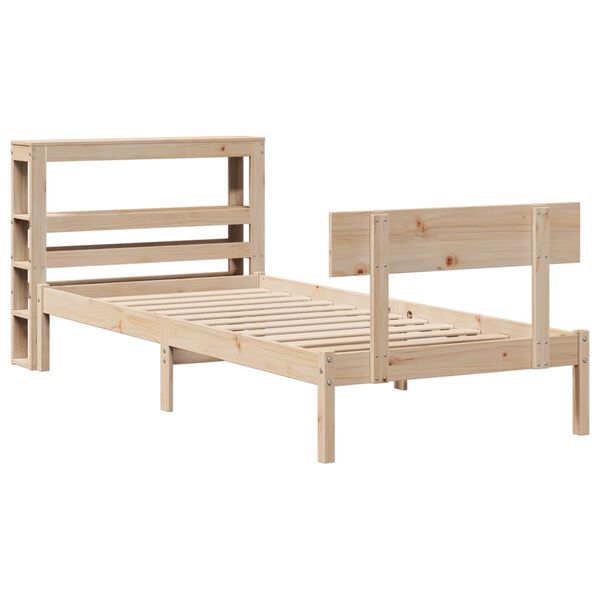 vidaXL Bed Frame without Mattress 90x200 cm Solid Wood Pine