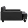 vidaXL Kids Sofa Black 90x53x30 cm Faux Leather
