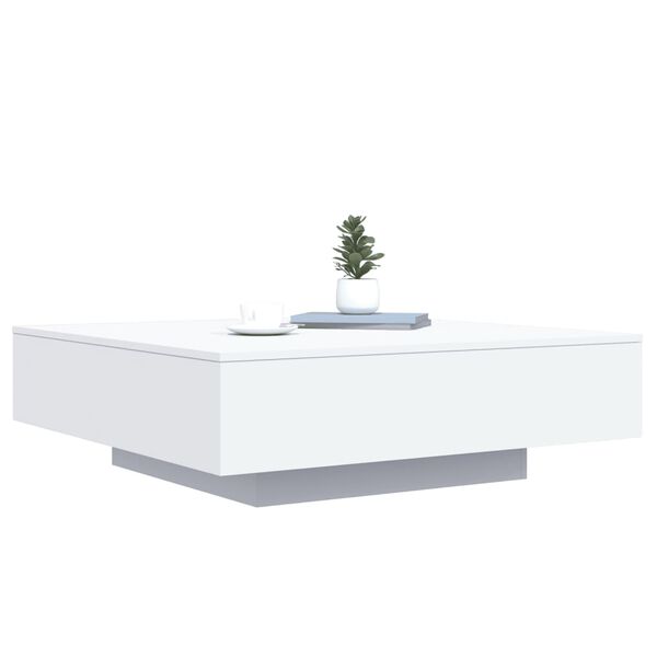 vidaXL Coffee Table White 100x100x31 cm Engineered Wood