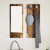 vidaXL Wall-Mounted Coat Rack Old Wood 70 x 10 x 90 cm Engineered wood