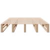 vidaXL Bed Frame without Mattress 120x190 cm Small Double Solid Wood Pine