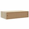 vidaXL Wall Drawer Shelves 2 pcs Oak and White 40x23.5x10cm MDF