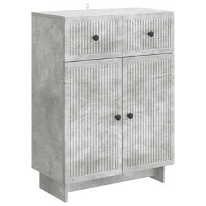 vidaXL Sideboard Concrete Grey 66 x 34.5 x 90 cm Engineered Wood
