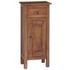 vidaXL Plant Stand with Drawer Brown 36 x 25 x 80 cm Mahogany Wood