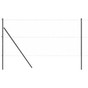 vidaXL Fence Post 52 pcs Grey 3.2 x 3.2 x 210 cm