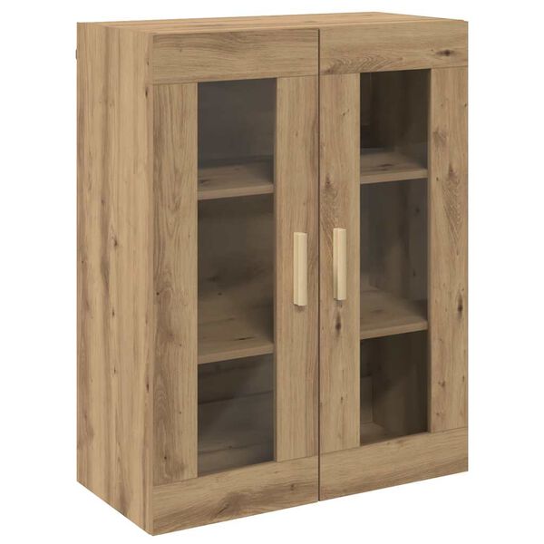 vidaXL Hanging Wall Cabinet Artisian Oak 69.5x34x90 cm
