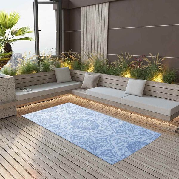 vidaXL Outdoor Carpet ARAKIL Baby Blue 160x230 cm PP
