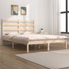 vidaXL Bed Frame without Mattress Solid Wood Pine Small Double