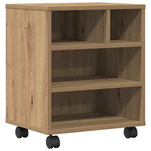 vidaXL Printer Stand Artisan Oak 41 x 32 x 48 cm Engineered Wood