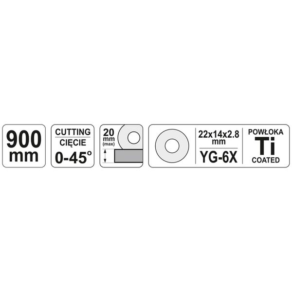YATO Tile Cutter 900mm Steel
