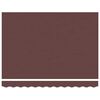 vidaXL Manual Retractable Awning Brown 300x250 cm