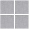 vidaXL Stair Tread 4 pcs 30 x 30 cm Silver Aluminium Square
