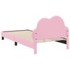 vidaXL Children's Bed Frame with Headboard Pink 90 x 200 cm PU