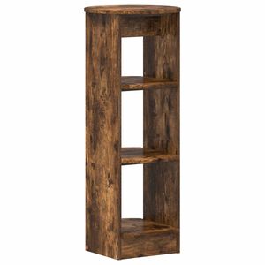 vidaXL Side Cabinet Smoked Oak 40 x 40 x 100 cm Engineered Wood