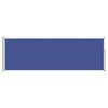 vidaXL Patio Retractable Side Awning 100x300 cm Blue