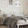 vidaXL Metal Replace Headboard White 200cm