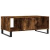 vidaXL Coffee Table Smoked Oak 90x50x36.5 cm Engineered Wood