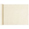 vidaXL Balcony Screen Cream 90x400 cm HDPE