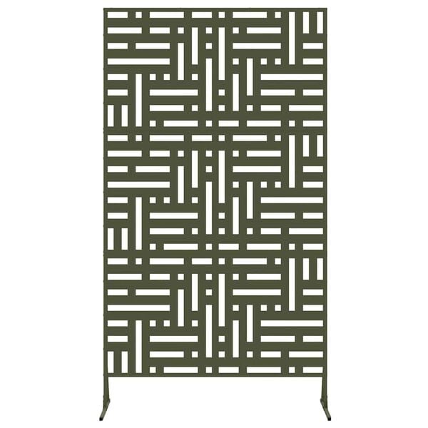vidaXL Privacy Screen Olive 100 x 50 x 180 cm Steel
