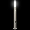 vidaXL Bollard Light with Sensor&Outlet 80 cm Stainless Steel IP44