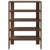 vidaXL Shoe Rack Brown Oak 61x32x87.5 cm Engineered Wood