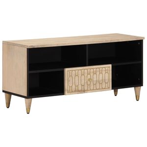 vidaXL TV Cabinet 100x33x46 cm Solid Wood Mango