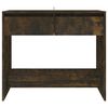 vidaXL Console Table Smoked Oak 89x41x76.5 cm Engineered Wood