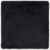 vidaXL Shaggy Rug High Pile NAVARRA Black 120x120 cm Polyester