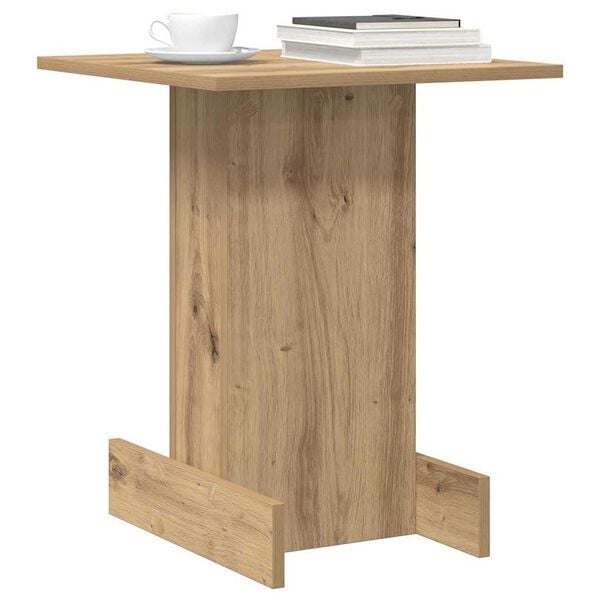 vidaXL End Table Artisan Oak 44.5 x 45 x 55 cm Engineered Wood